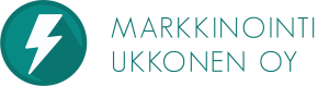 Markkinointiukkonen Logo Teksti Väri